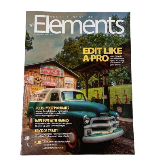 Adobe Photoshop Elements Techniques Magazine u September October 2011 - Picture 1 of 6